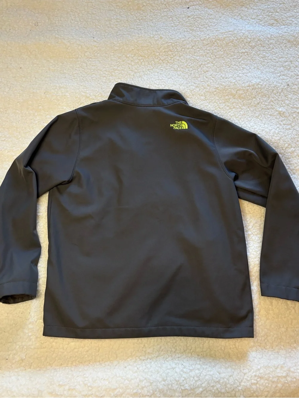The North Face Kids Boy Gray Apex Bionic Soft Shell Jacket